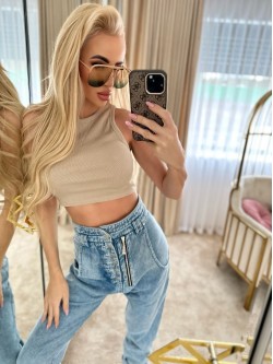 FELICE - spodnie jeansowe o...