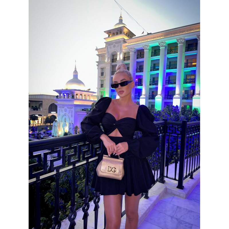 NEYA - black dress with...