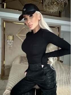 EVA - black fitted blouse...