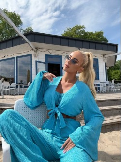 DEL MAR BLOUSE - krótsza...