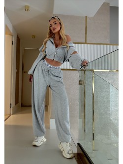 BRUME SWEATPANTS - szare...