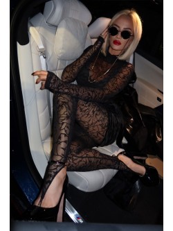 IGNIS LEGGINGS - black lace...