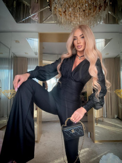 RIVO JUMPSUIT - KOMBINEZON CZARNY