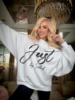 ALO WHITE - bluza biała oversize