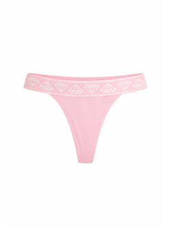 KENDA BOTTOM PINK - figi różowe z logowaną gumą