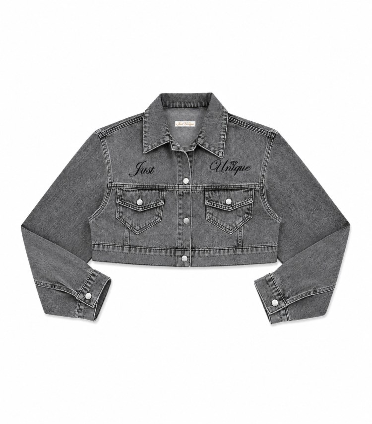 MANDY DENIM JACEKT GREY - kurtka jeansowa damska
