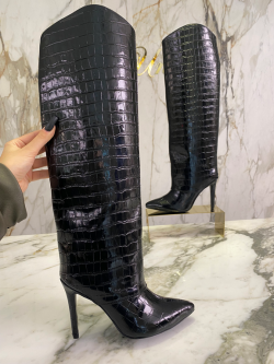 SEATTLE - wysokie skórzane...