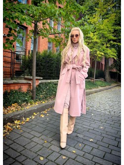 BLAIR PINK - pink long coat...